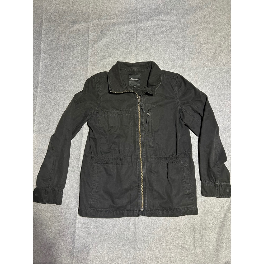Madewell Field Jacket‎ Womens Large Black Excellent Utility Coat